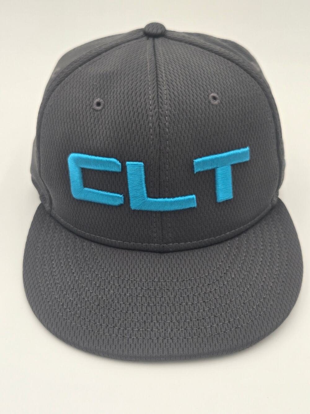 Authentic Collection CLT Charlotte MiLB Fitted Hat Gray Blue 7 1/2